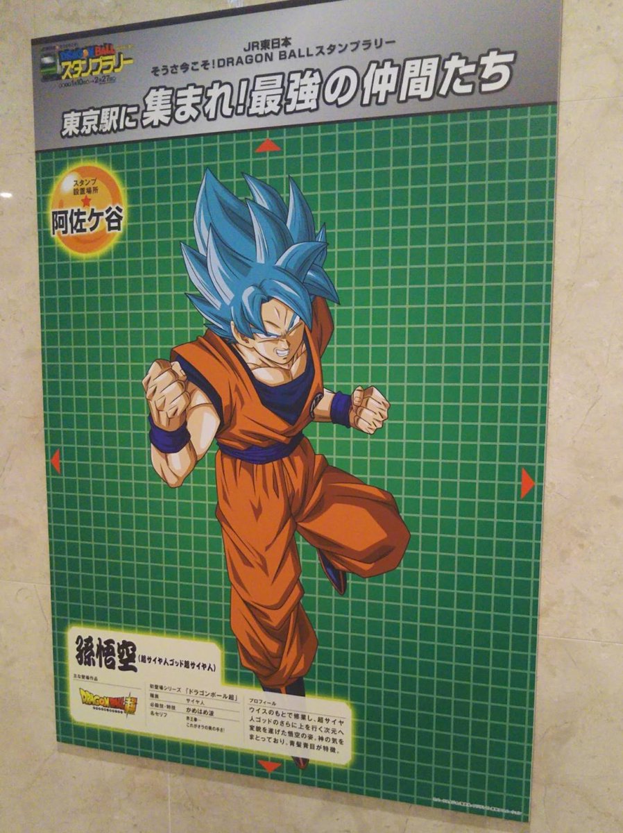JR東日本のドラゴンボールスタンプラリー懐かしい