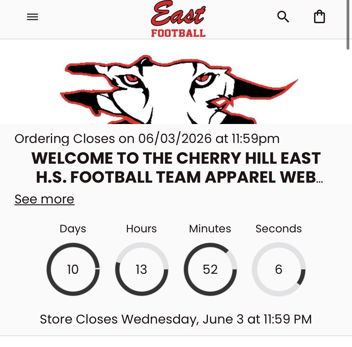 Cherry Hill East Football tweet media