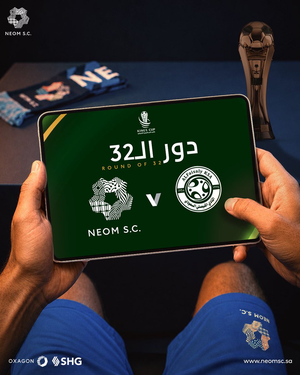neom_blues's tweet photo. Neom Has been drawn Against 
Al-Faisaly SC for the Round of 32 match of the Kings Cup. https://t.co/yjMi7JXiWh