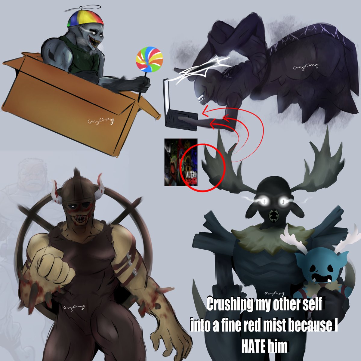 lolp59672672's tweet photo. What the fuck are my egos doing dude
#alterego #robloxart https://t.co/CeHpsOFWVn