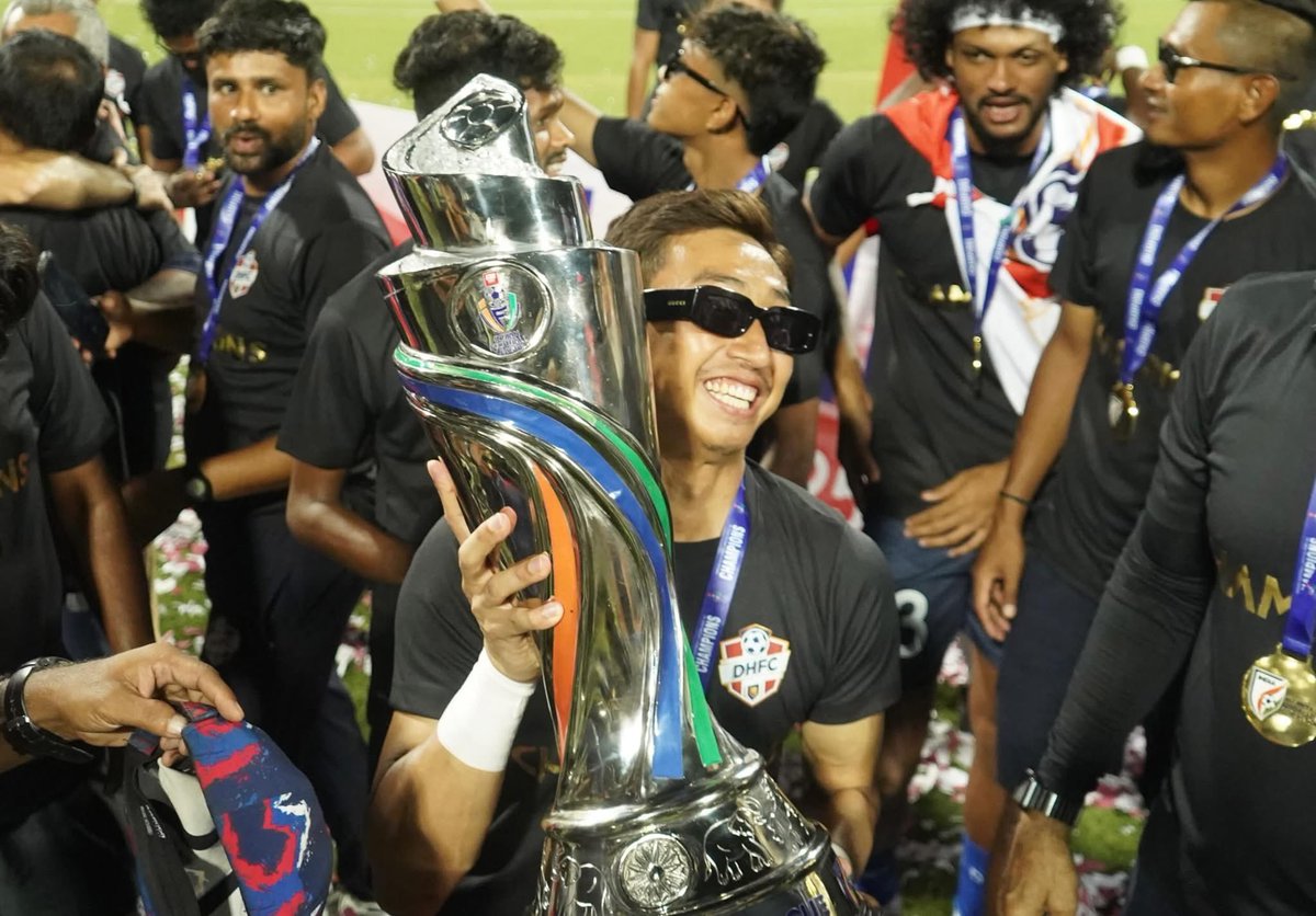 dhee_singh01's tweet photo. Another year, another trophy 🏆🥇
Delighted to be part of the club’s history — 3 consecutive promotions in less than 3 years. From believing in the dream to building it together, what an amazing journey it has been 😍 Finally, we stand as the Champions of the IFL 2025-2026 https://t.co/Wgz6daFBRT
