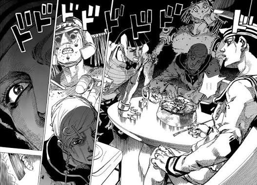 wazyiu's tweet photo. On ne branle pas assez JoJolion a mon gout 
Donc allez lire ce chef-d’oeuvre 
et après revenez gobez le canon https://t.co/HswMcJRVV5