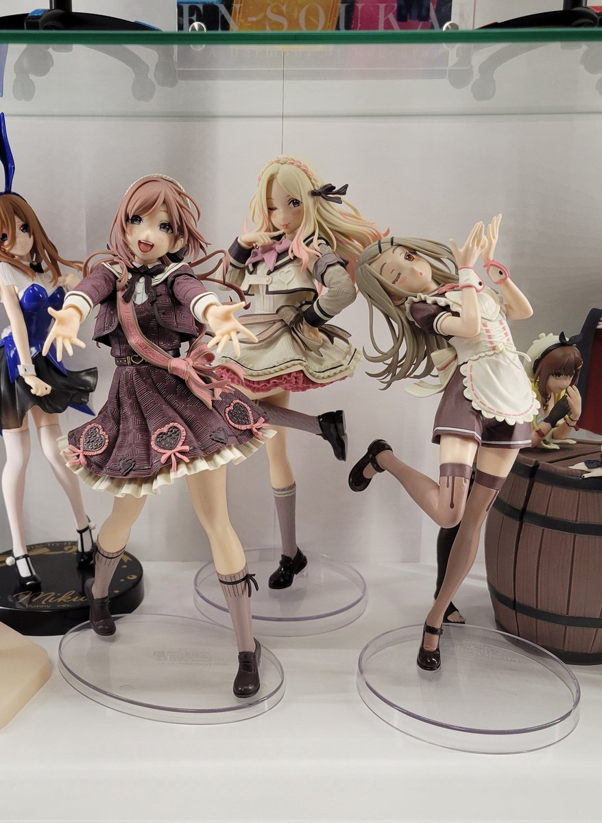 アニメ フィギュア まとめ売り　　　　㊼ いい感じ〜！6人増えた〜！ 配置ちょっと変えたりしてみた〜 学マス