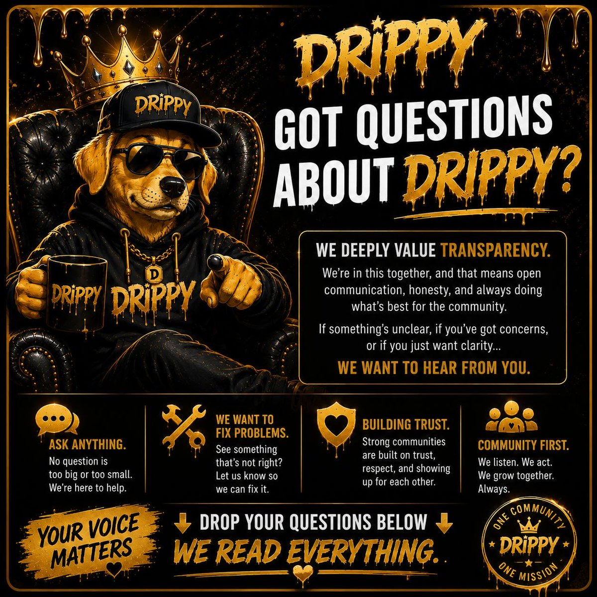 Infamouskrypt01's tweet photo. I really think that $DRPY @DrippyRewards can run into the multi millions. 
✅ 5% tax on every buy & sell
✅ 100% of tax automatically converted to SOL
✅ Real SOL rewards sent to every holder every 30 minutes — no claiming, no hassle
✅ Burn-to-Earn Forever: Burn any amount of $DRPY and receive 2x rewards on the burned tokens for life.