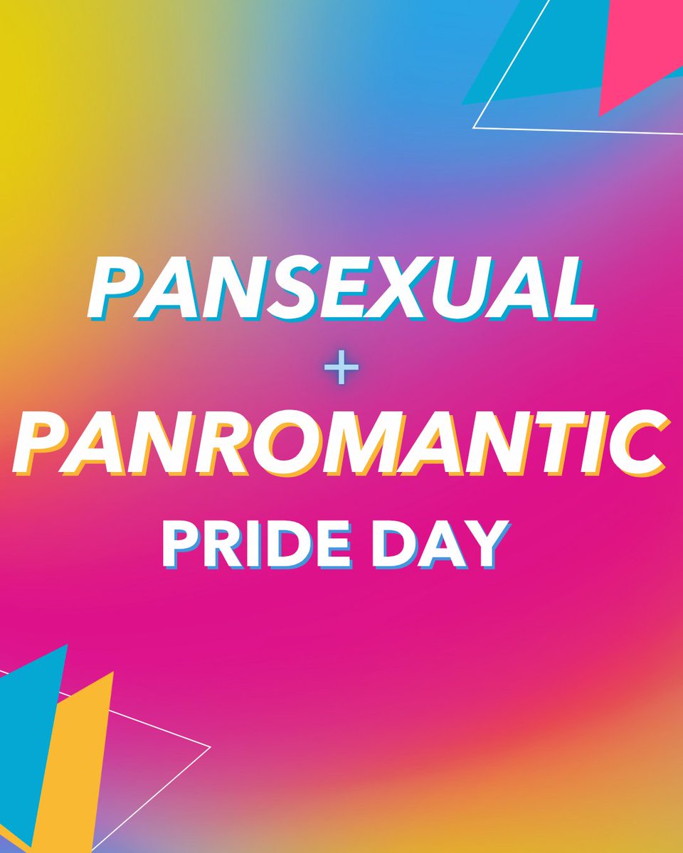StartOut's tweet photo. 💖💛💙Happy #Pansexual and #Panromantic Visibility Day! We proudly celebrate the spectrum of trailblazer Pansexual and Panromatic folks in our community- who deserve to be seen, heard, and loved. Have a  PANtastic day!!

 #pansexualpride #lgbtq https://t.co/TKM4pIu6oM