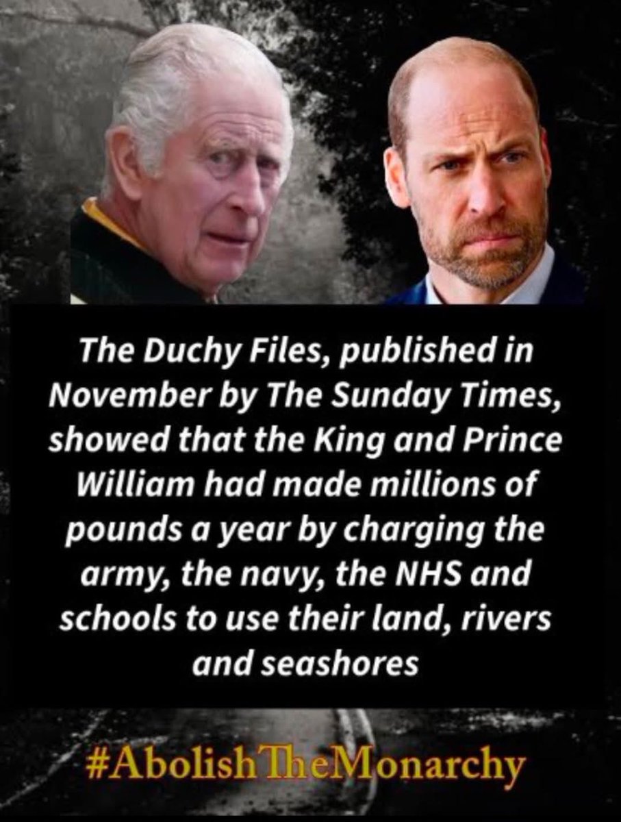 AndyAndylocal2's tweet photo. @VanityFairFR Unelected corrupt serial liars money 💰 laundering tax evasion super rich benefits scroungers public enemy of the people UK CON-MAN WILLS+KATE-
They praising themselves +honouring+giving themselves billions of pounds of castles+properties- stolen from the public taxpayers-
AL https://t.co/pHDjCXRIiz