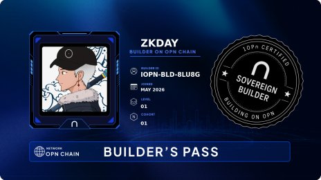 Fameratuai's tweet photo. Builder's Pass: claimed ✅
Six seasons. Six verticals. One on-chain record that travels with me forever.
Building on @IOPn_io.
Accelerate ⋂ https://t.co/kDTUz7ILLS