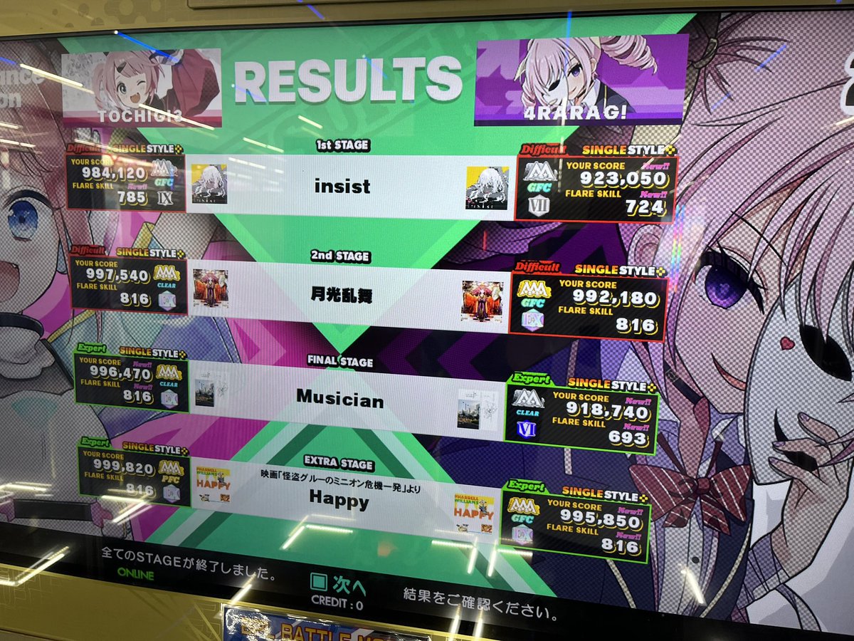 4raragi_DDR's tweet photo. #DDRer
昨日の栃木さんとのやつ。あげ忘れ https://t.co/DvBZdoME0v
