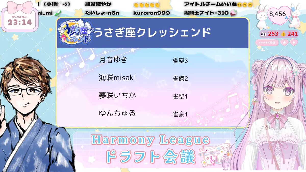 改めまして、、、 #うさぎ座クレッシェンド に指名していただきました