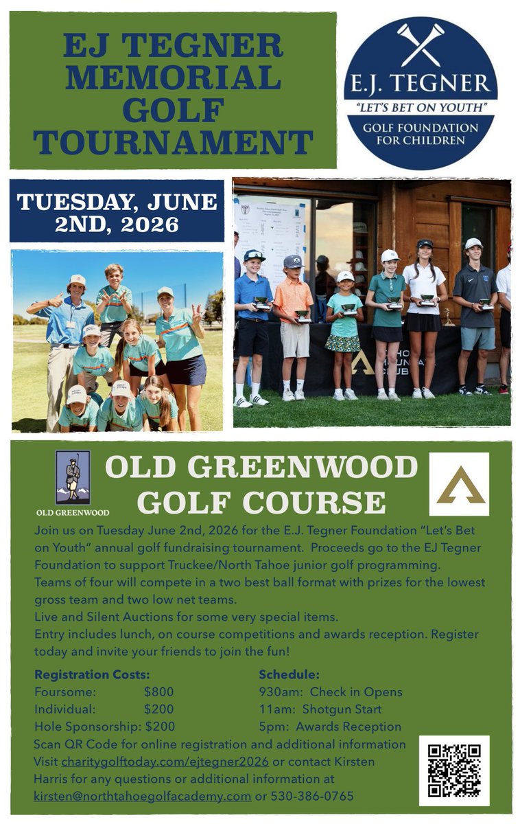 TTJGT_Doug's tweet photo. Without the EJ Junior Golf Foundation TTjGT is not able to do all that we do. 

Field is almost full, but there are still hole sponsorships available - $200

Contact Doug via text or email and he will get you dialed in. Need to connect by Memorial Day Monday. Very simple process. https://t.co/LjcdBKqE2h