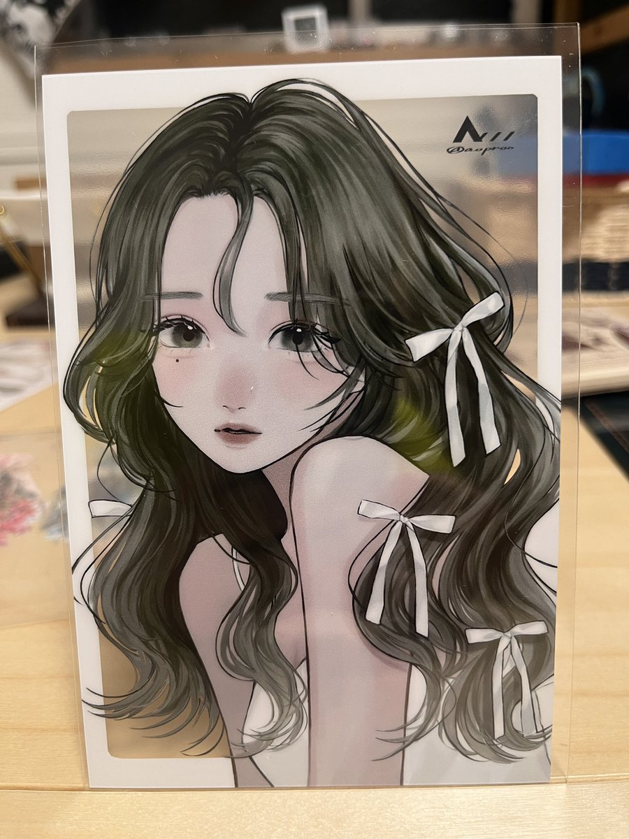 fumigla11's tweet photo. あおいあめ(@aoproo )さんのクリアポストカード
肌感、髪の感じがすごい良い！ https://t.co/Crzz71zIdl