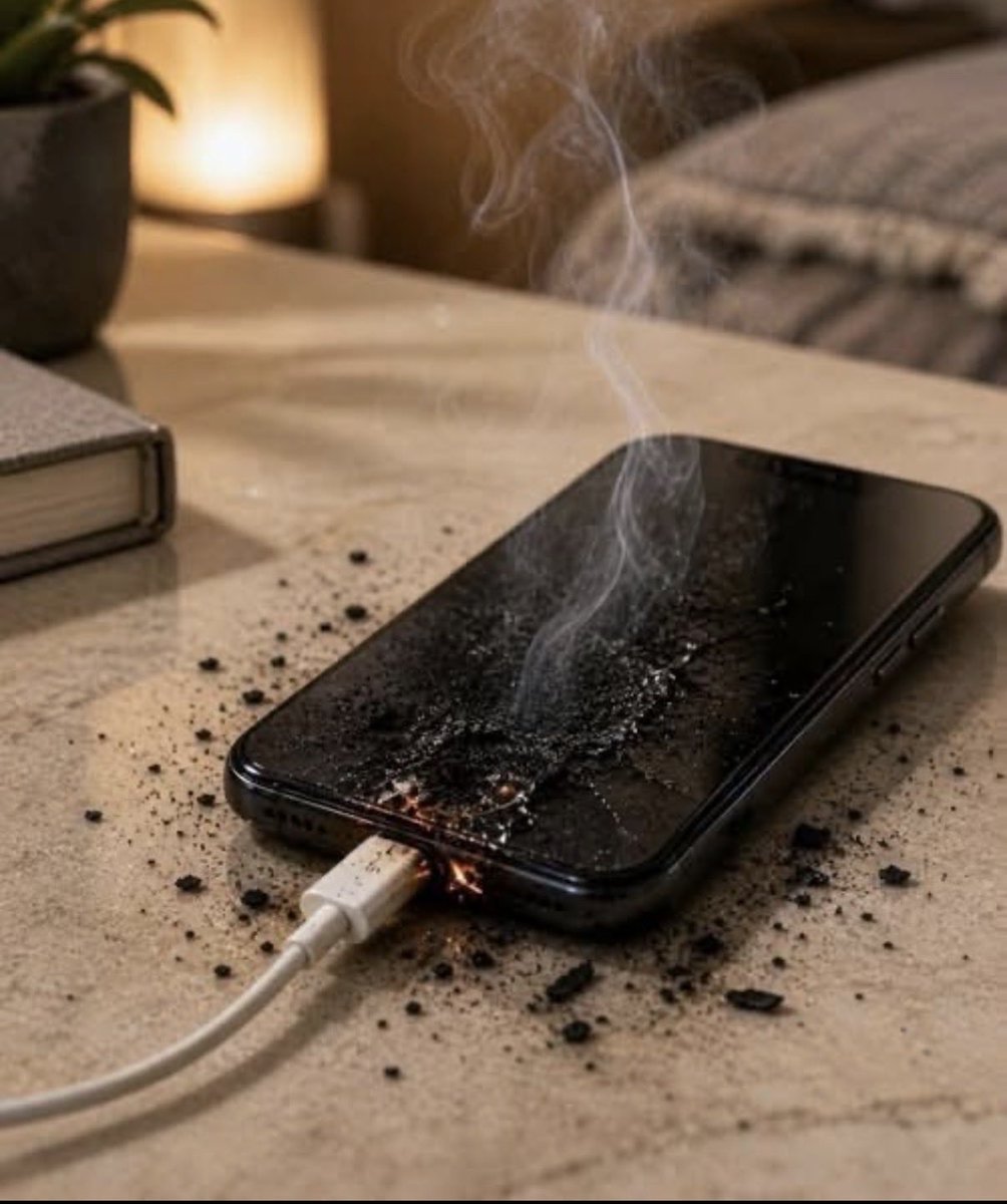NYFireSafe's tweet photo. Smartphone charging safety tips:
•  Use only the original or certified charger and cable.
•  Charge on a hard, flat, non-flammable surface: never on a bed or couch.
•  Don’t leave your phone charging overnight.
•  Watch for signs of trouble: heat, swelling, or odd smells https://t.co/dyA2ZCiNFf