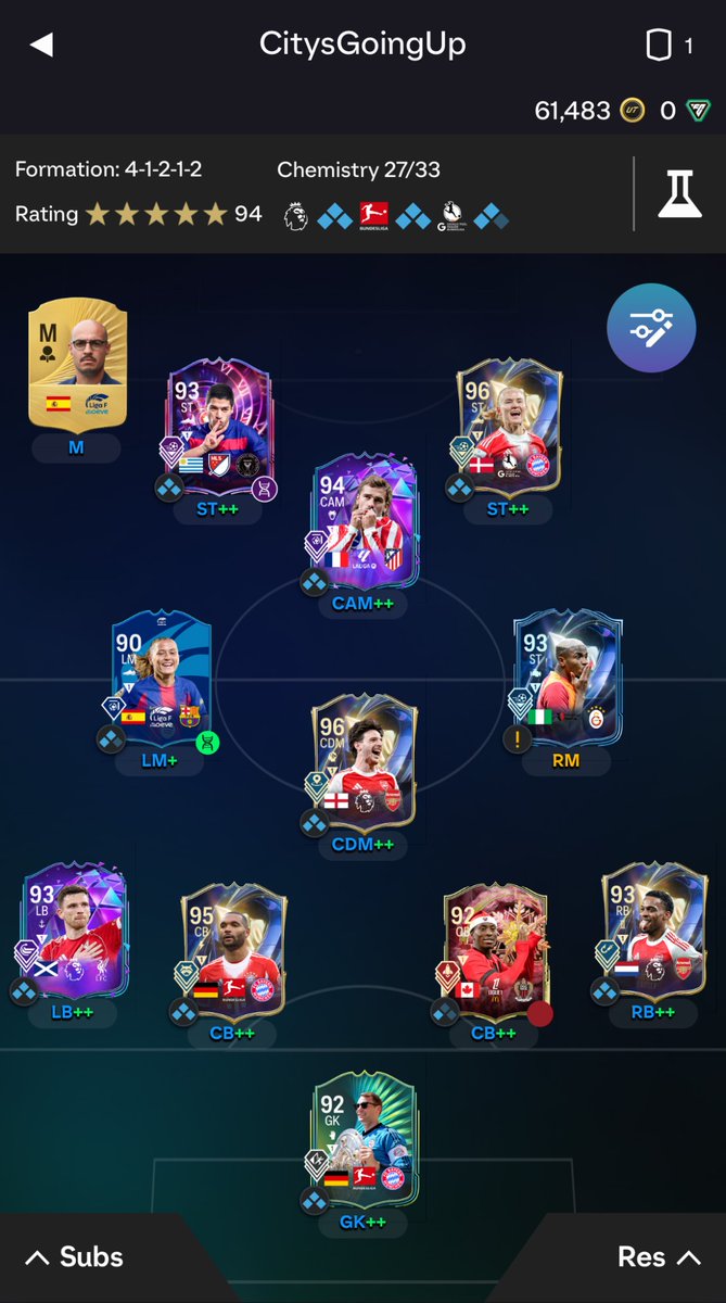 HarryPUSB1's tweet photo. @FUTBIN #SquadSurgery! https://t.co/kcE3mek7id