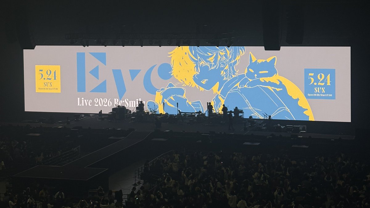 qnufl's tweet photo. ✴︎ Eve LIVE 2026 Re:Smile ✴︎ https://t.co/Tl9fD4QoH9