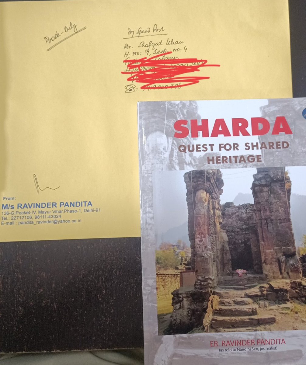 Ravinder Pandita(Save Sharda) tweet media