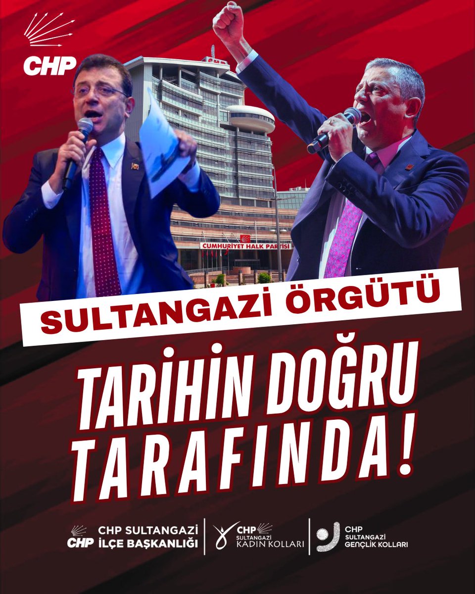 ChpSGaziGenc's tweet photo. Sultangazi Örgütü Tarihin Doğru Tarafında! https://t.co/njyN0RS82g