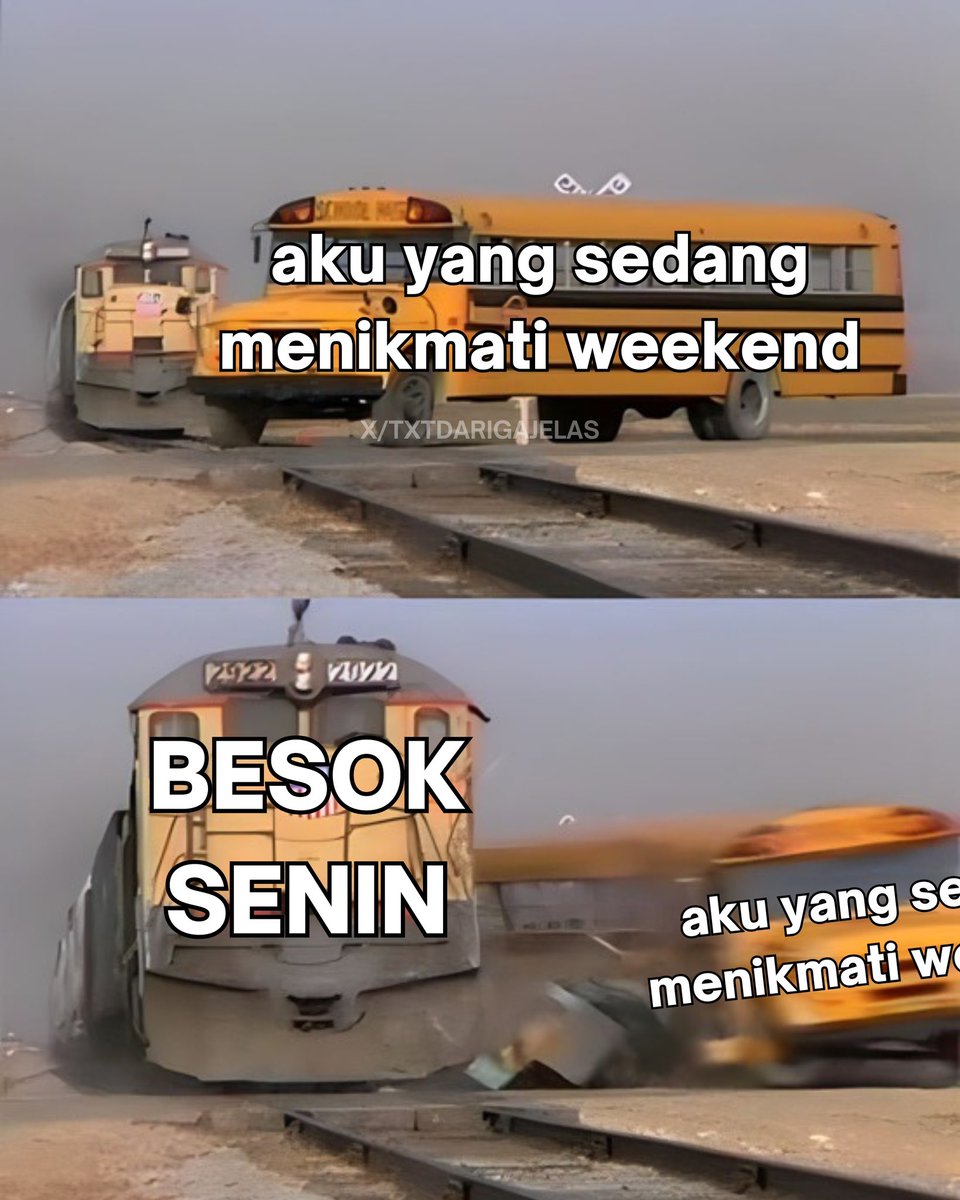 txtdarigajelas's tweet photo. besok udah senin aja bjirrrrr 🙂 https://t.co/WwuLaKJft5