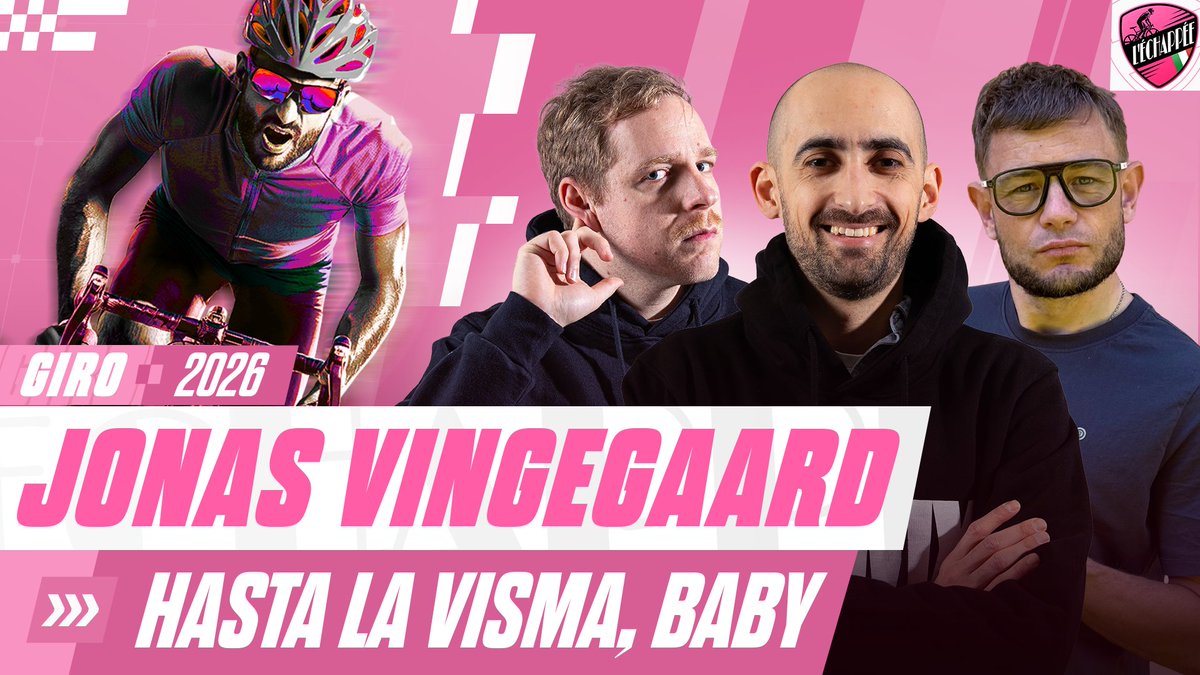 lechappeeW's tweet photo. 😱 Vingegaard a-t-il tué le suspense ?

🚨 LIVE À 18H ���️ https://t.co/rTlFXfqw0O

🗣️ @HarrerPaul / @jeremysahakian / @chainelsteve https://t.co/HUPWBwVbZu