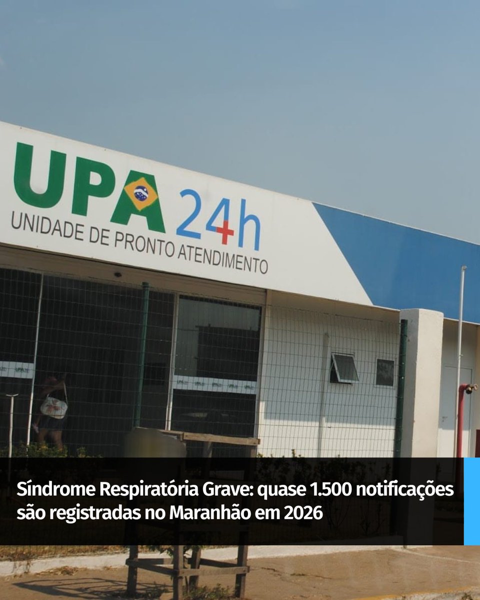 maismaranhao's tweet photo. O Maranhão já registrou 1.479 notificações de casos da Síndrome Respiratória Aguda Grave (SRAG) em 2026. Os dados são da última atualização realizada no dia 21 de maio do Monitora Saúde.
.
Os casos notificados colocam o Maranhão em um nível de alerta de risco segundo a Fundação Oswaldo Cruz (Friocruz).
.
Segundo o relatório do Monitora Saúde, a maioria dos casos registrados são em crianças pequenas na faixa de 1 a 4 anos com 377 notificações e 360 notificações menores de 1 ano.
.
A vacinação contra a influenza (gripe) é a principal medida para combater a SRAG, além de cuidados como higienizar as mãos com frequência.
.
Por Vanessa Carvalho