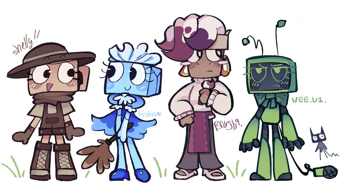 makotosyaa's tweet photo. Hai random toons ya #dandsyworld #dw #brusha #tisha #vee #shelly #art https://t.co/T7Xw7TCCGR