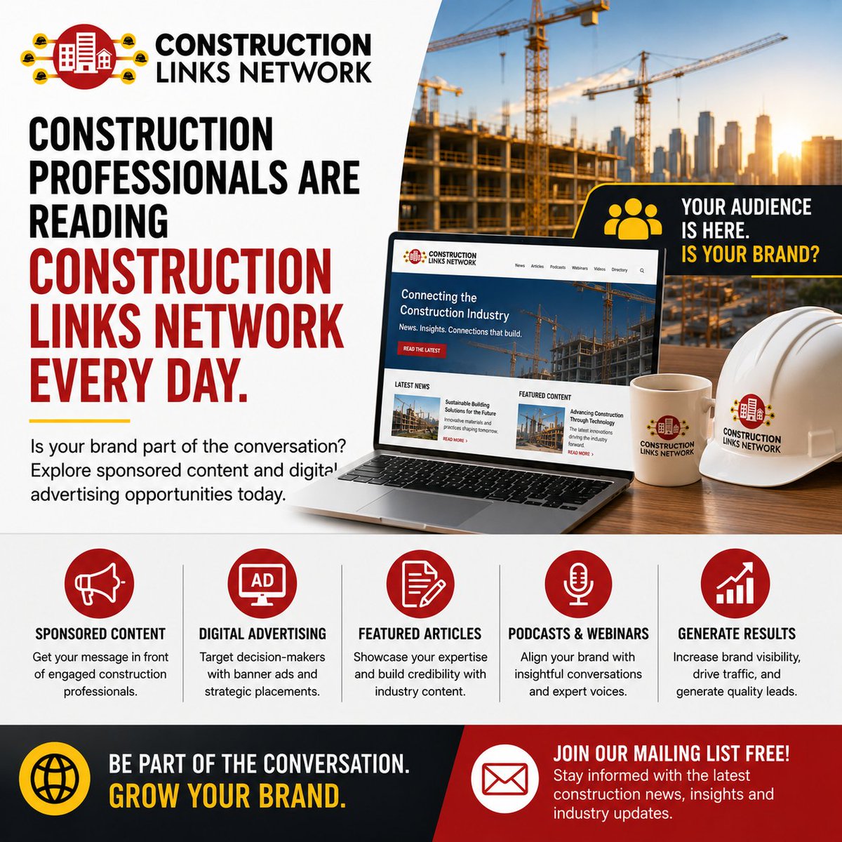 Construction Links Network tweet media