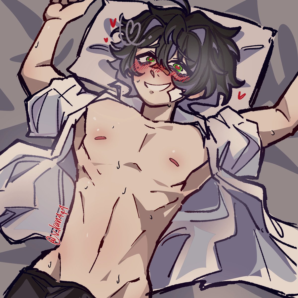 v_kan444's tweet photo. anatomy practice #kylartheloner #dol #degreesoflewdity https://t.co/RnMyNQL5O2
