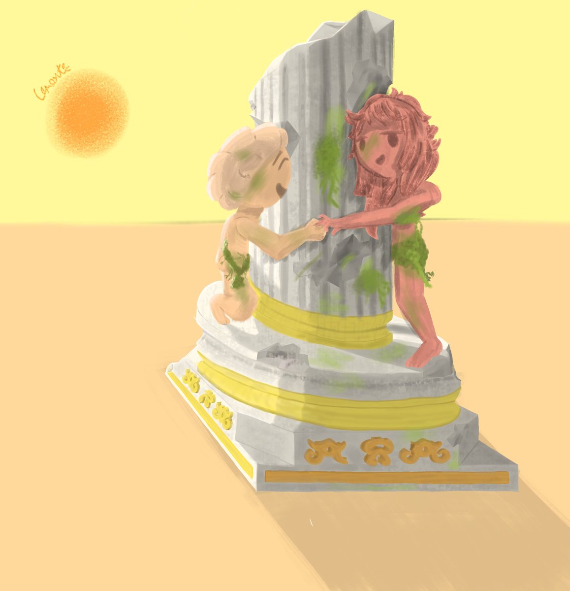 lemonytics's tweet photo. Love till the end of times.

#artmoots #stylizedart #artstyle https://t.co/R4svWvJe7y