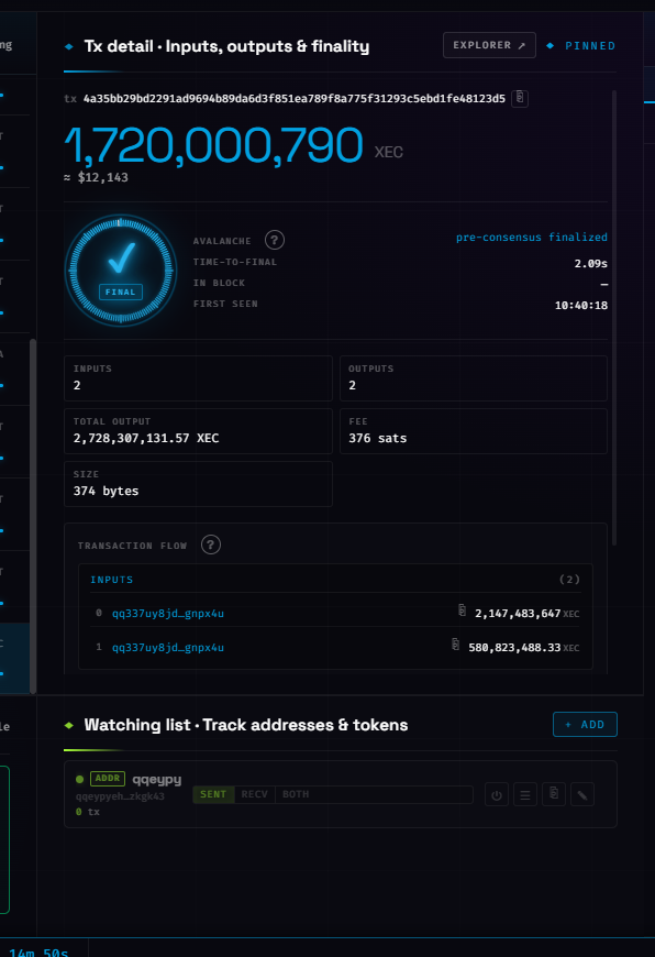 MONEDASEcash's tweet photo. ecash:native #eCash #eCashArmy #Crypto #eCashArmy 
https://t.co/zZWwRmsxJz https://t.co/i4ggdKORIH