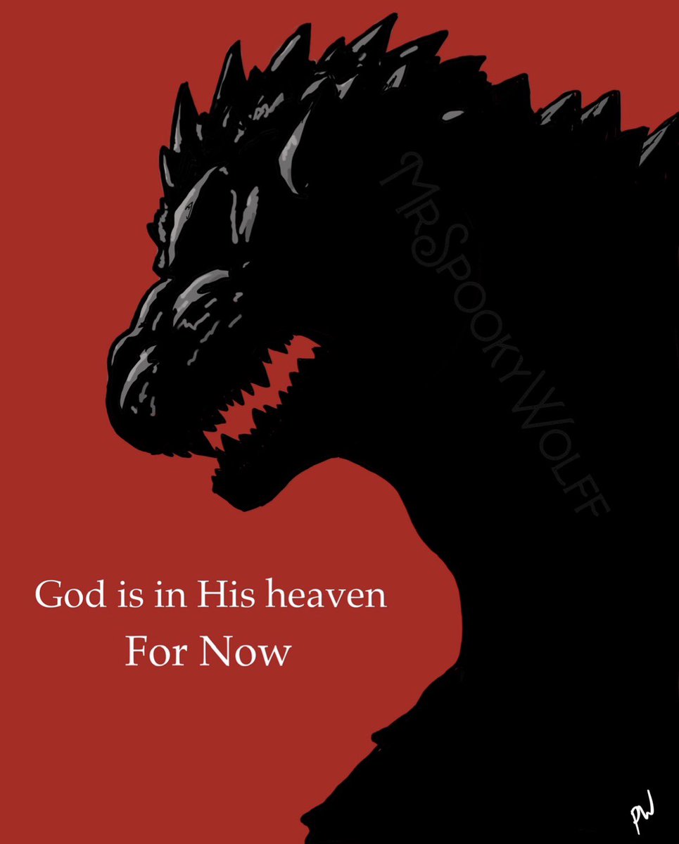 NecroGodzilla's tweet photo. Godzilla (unofficially referred to as Necro) wakes up after a decades long slumber for unknown reasons, throwing the main character’s life into chaos and setting off a chain reaction of events both earthly and intergalactic https://t.co/BWEHUrnhxN