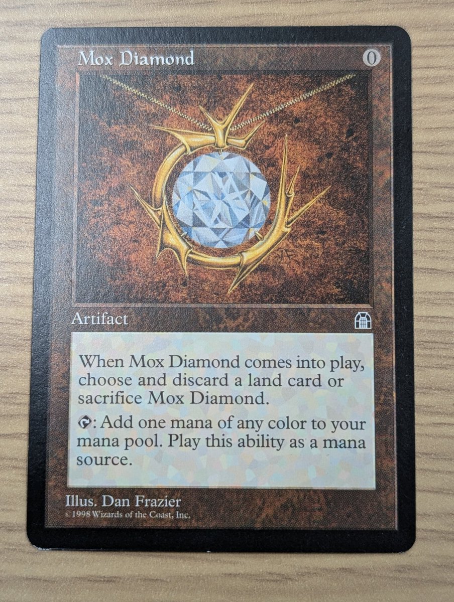 playfirstgames's tweet photo. 《商品情報》
モックス・ダイアモンド(状態:SP)販売してます。

＿人人人人人＿
＞￥138,000-＜
￣Y^Y^Y^Y^Y￣
https://t.co/WlFQCnKl7e

実物の写真を掲載しております。
状態が気になる方はご確認ください。

#MTG #mtgjp https://t.co/E18wMuIcOl
