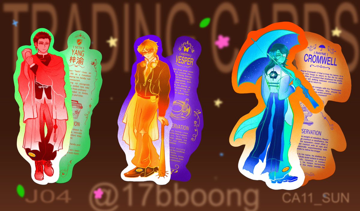 17bboong's tweet photo. There’s also trading cards or bookmarks too if anyone’s interested ! Only 30 in stock :)🍎🐛

📍J04 | #CA11_SUN #octradingcardth https://t.co/YQUiLipF9T