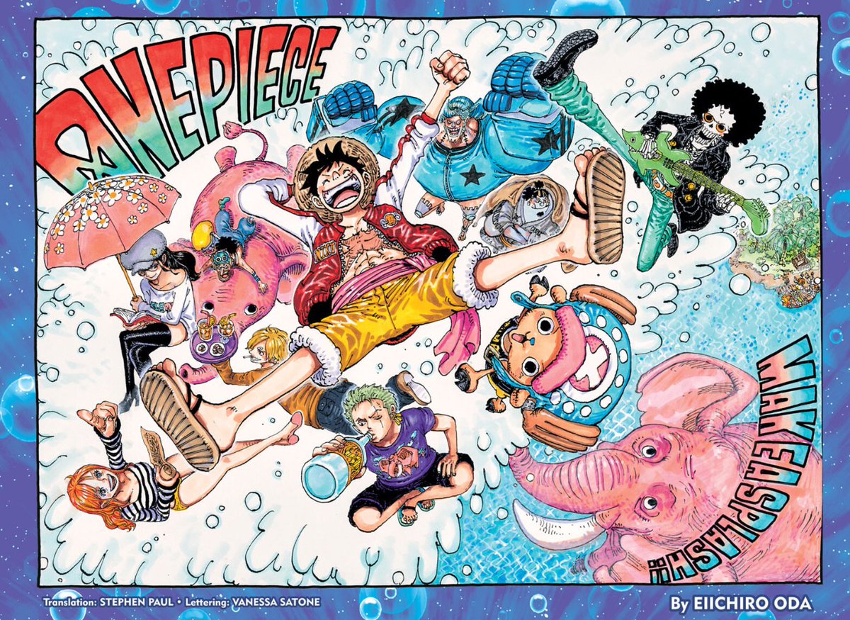 One Piece Kapitel 1183 COLOR SPREAD/PAGE!!! #OnePiece #ワンピース