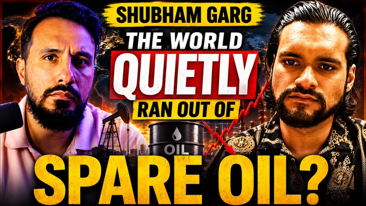 CapitalCosm's tweet photo. 🚨 My good friend and top oil expert @WhiteTundraSG joined me a couple days ago to issue a warning to humanity and our current energy trajectory...

WATCH NOW: https://t.co/cPzr28GeqR https://t.co/jLqLbk3RPs