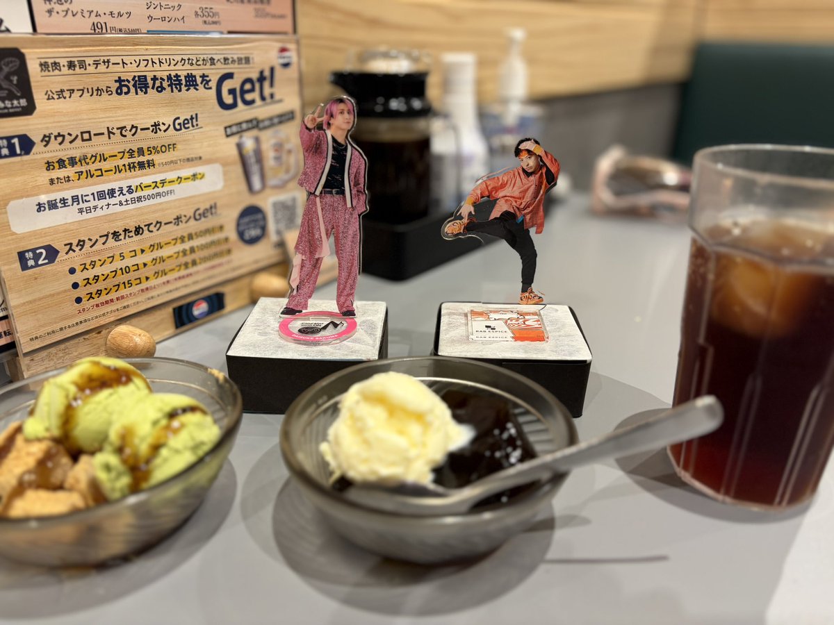 2525foryou's tweet photo. さっくん、ゾマさんだよ。ゾマやかじゃないさんだよ。と言うわけで、ゲンちゃんと遊んできました。平成女児が好きそうな工作もしてきました。充実した一日🩷🧡 https://t.co/sAgkADdez4