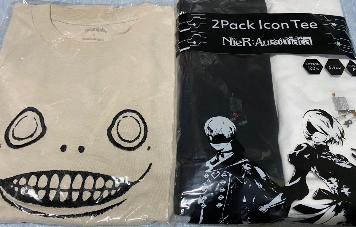 グラニフさんのニーアオートマタコラボシャツが届きました✨ 早くき