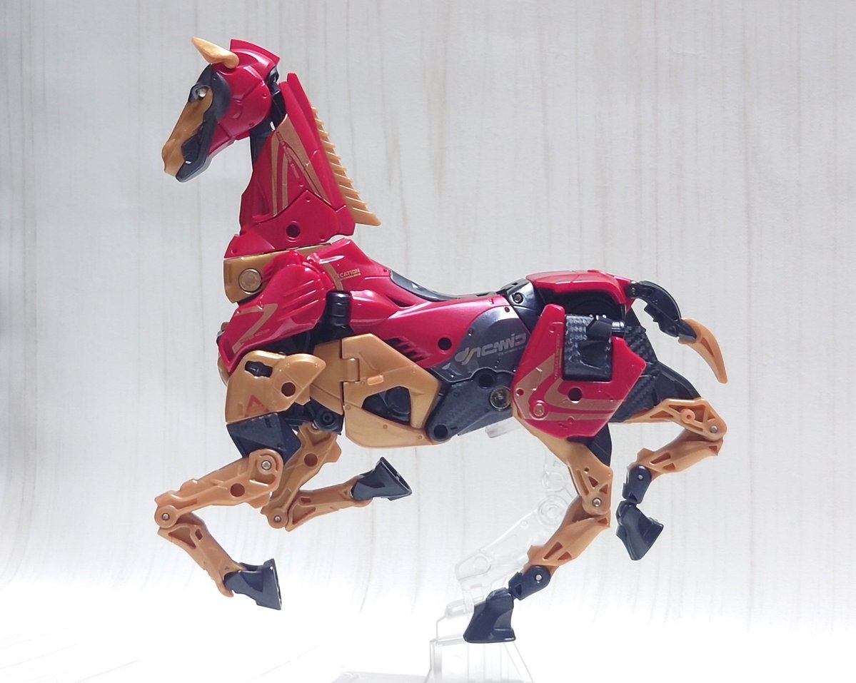 M4 どかちゃん 52toys #BEASTBOX BB-75 神速 3/4 BEASTモードでの可動範囲！ 馬っぽい