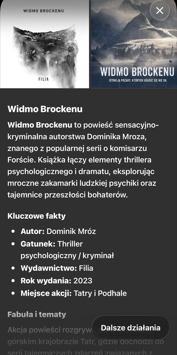 hefalumpik's tweet photo. @remigiuszmroz  czy chat gpt wie coś czego my nie wiemy? czy dominik to jakieś Pana alter ego? 🤔 a przy okazji to przez wydarzenia z tego tomu wyrzucam całą serię do kosza 😭😭 https://t.co/q6MYA2DUqS
