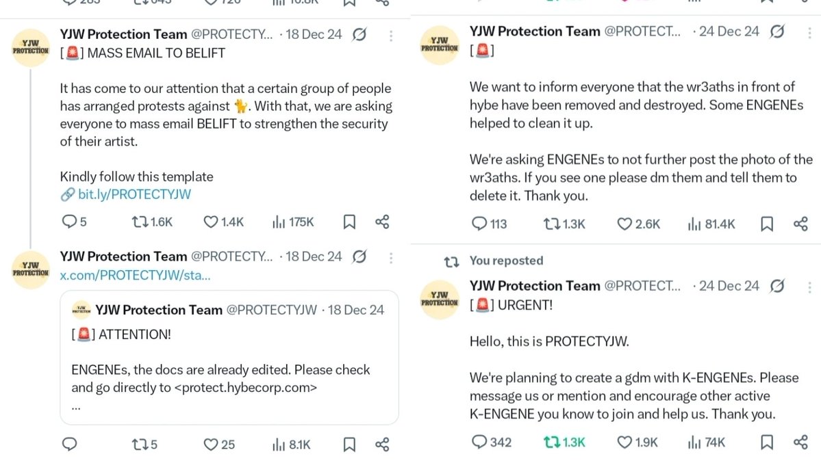 YJW Protection Team tweet media