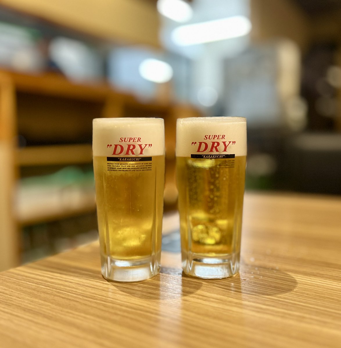 日曜日、生ビール開始🍻