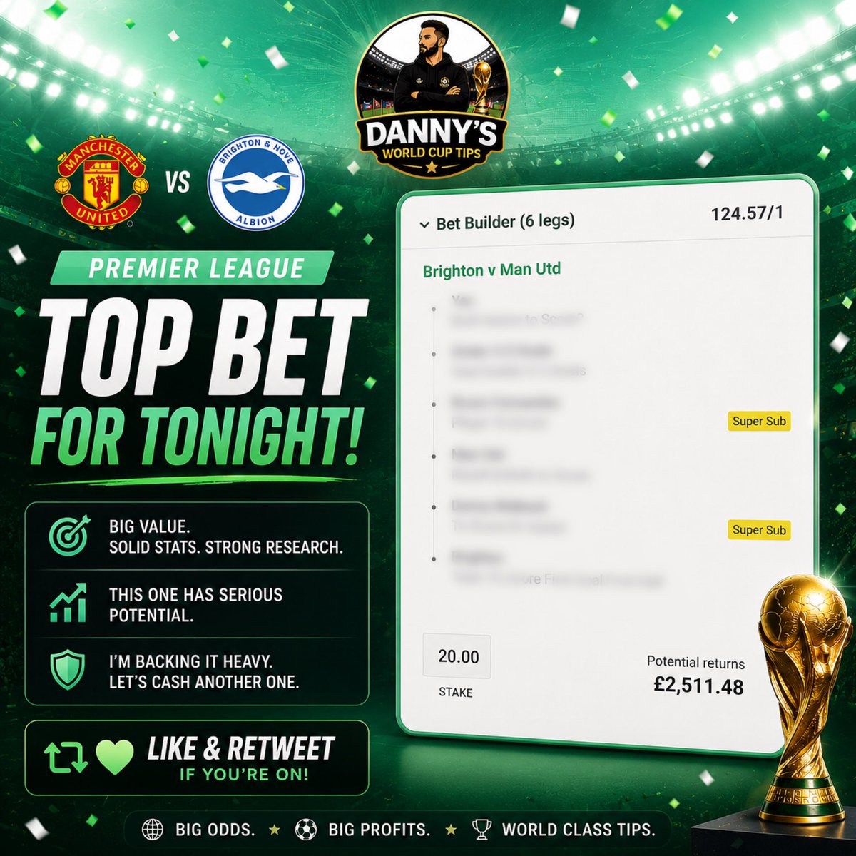 Danny’s World Cup Tips tweet media