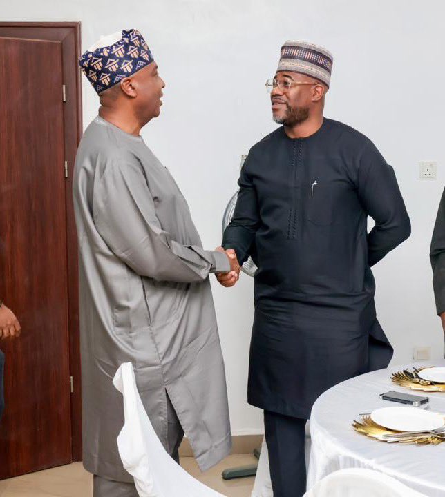 bukolasaraki's tweet photo. Omar Bolaji Gambari (OBG),

I want to personally thank you for the maturity, discipline and statesmanship you have displayed from the day you picked up your nomination form to the moment you appended your signature to the consensus agreement.

In our politics, it is not often that a first-time aspirant carries himself with such depth of understanding and commitment to the larger cause.

I know stepping down was not an easy decision for you. You had every right to pursue your ambition to the very end, but you chose to place our party and our beloved state first.

Great leaders are not defined only by the tickets they win, but by the causes they refuse to abandon. By choosing unity at a critical moment, you have shown that your commitment to the PDP and to Kwara goes beyond personal ambition.

By the grace of God, this is only the beginning for you. Your future in our party is bright, and I have no doubt that Kwara has not heard the last of Omar Bolaji Gambari.

The PDP family stands with you, and so do I.

Thank you, @omargambari_1.