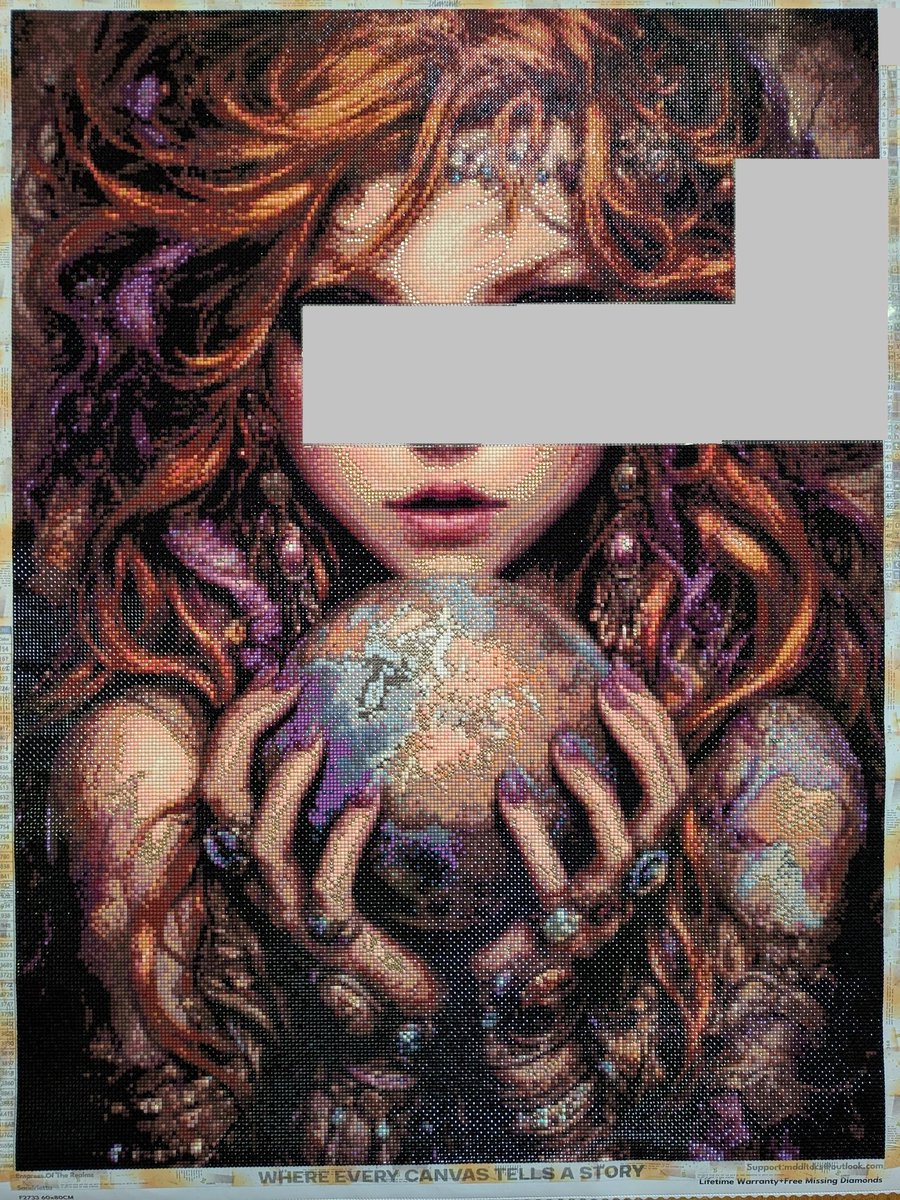 ダイヤモンドアート】進捗 44/48 Kit：Empress Of The Realms