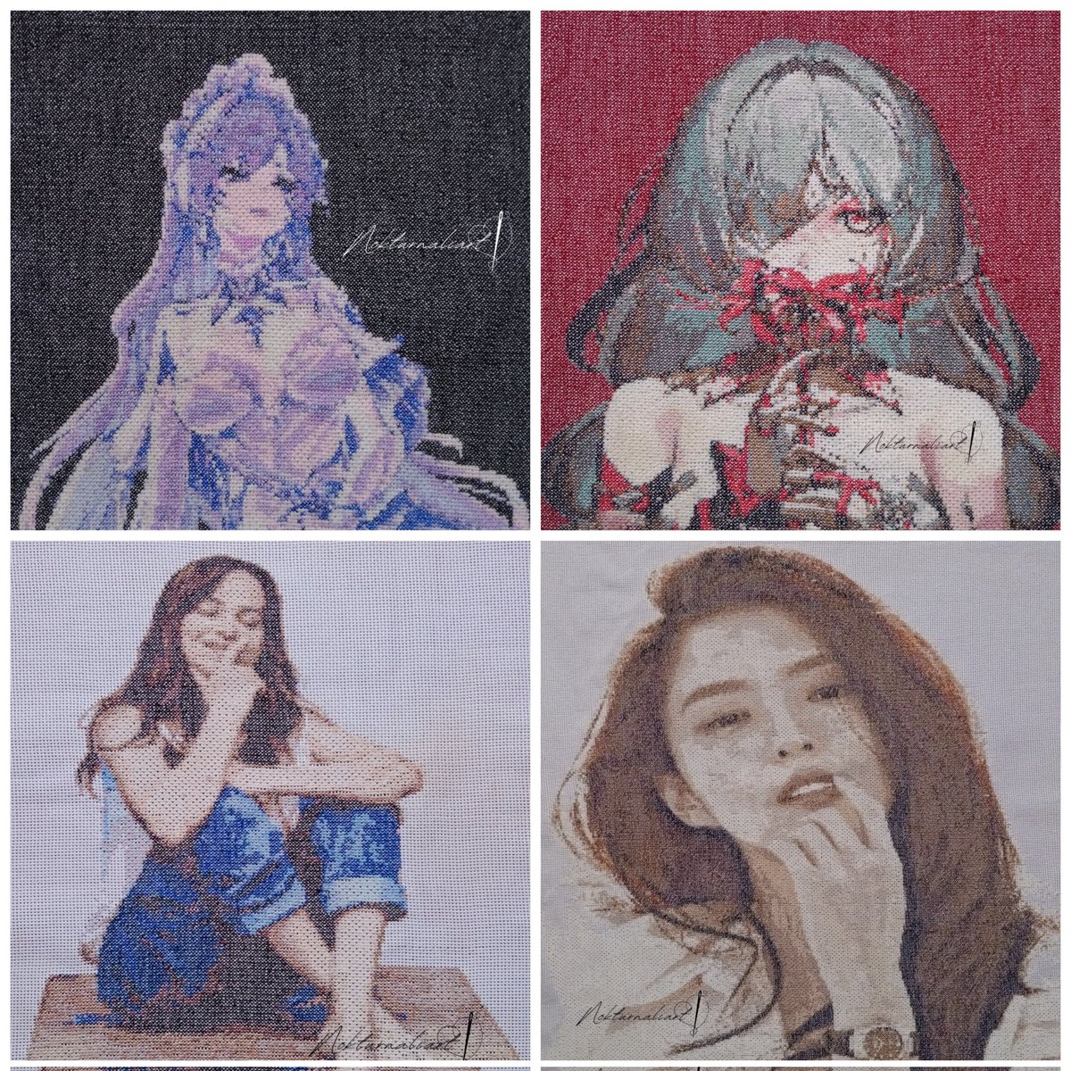 Lian | Cross Stitch Comms 📌 tweet media