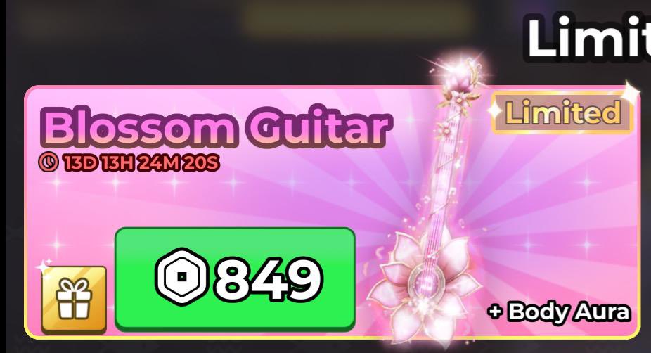 byremiii's tweet photo. WTS SKIN ROD FISH IT‼️

🎁Blossom Guitar : 61.000

PROSES SATSET KARENA GIFT SENDIRI
https://t.co/SBo4G7zBL3 https://t.co/pdyfyR2fYe