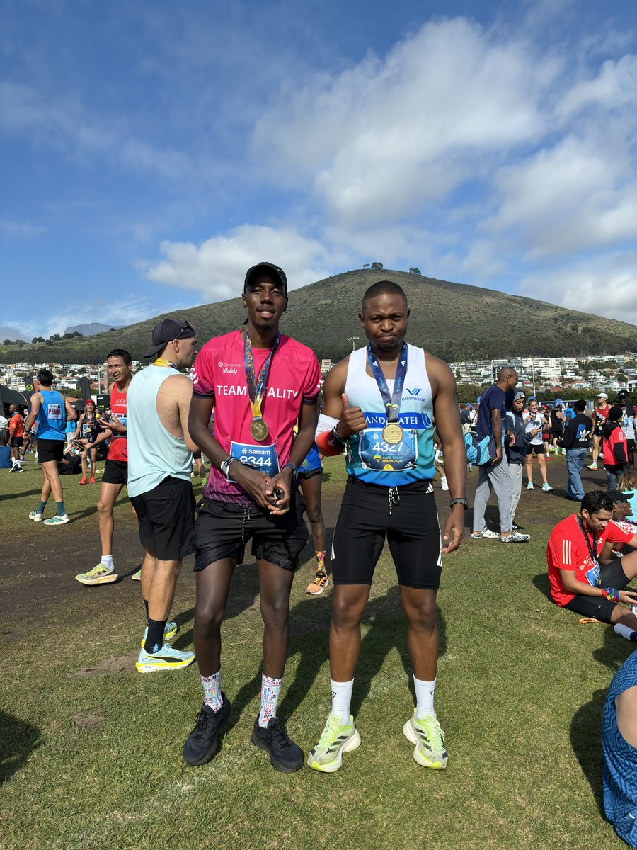 PatrickNkone1's tweet photo. 3:44:12 PB delivered, who wants a sub 4 on their next marathon. 
Ohhh I had incredible time on the road thank you #SanlamCapeTownMarathon 🫶🏿 https://t.co/PrOmJ43GUs
