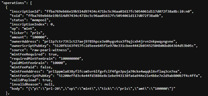 ramzesis1's tweet photo. "mintFeeRequired": true,
      "requiredMintFeeGrain": "100000000",
      "paidMintFeeGrain": "10000",
      "mintFeePaid": false,

Every other tokens also will have N fees - depends on the deployer...

For example: KASPA - you can mint trough services(example tg bots) and you paying fees, other way you can mint onchain and dont pay fees - because its onchain

For example: BTC  - brc20 - same logic - YOU always can mint without any fees if you know how to use chain logic

You've made its hardcoded - its not normal - its not how crypto works. Take fees from users who are using your website, from users who are selling on your website - but when you are using any chain to deploy inscription onchain follow the transparent onchain logic