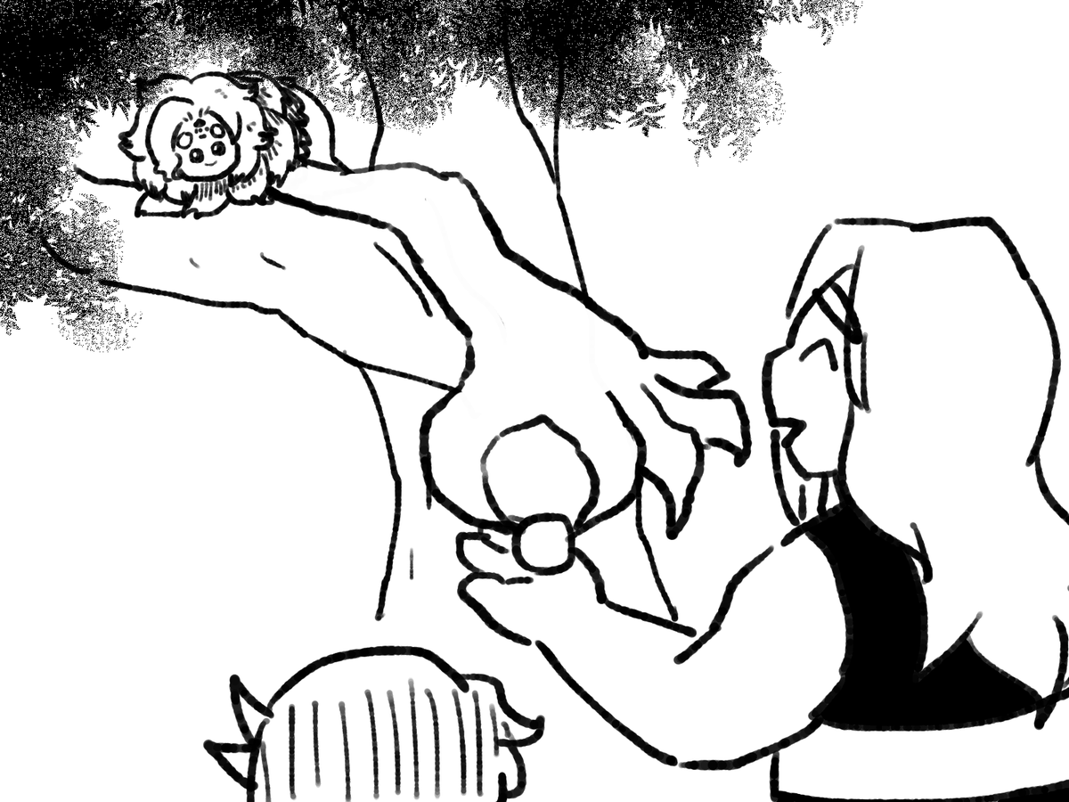 ユイマンとばあさま。 