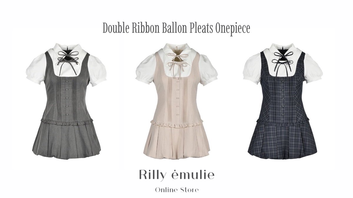 Rillyemulie ♡ ＼通販にて再入荷⟡.·*.／ #ダブルリボンバルーン