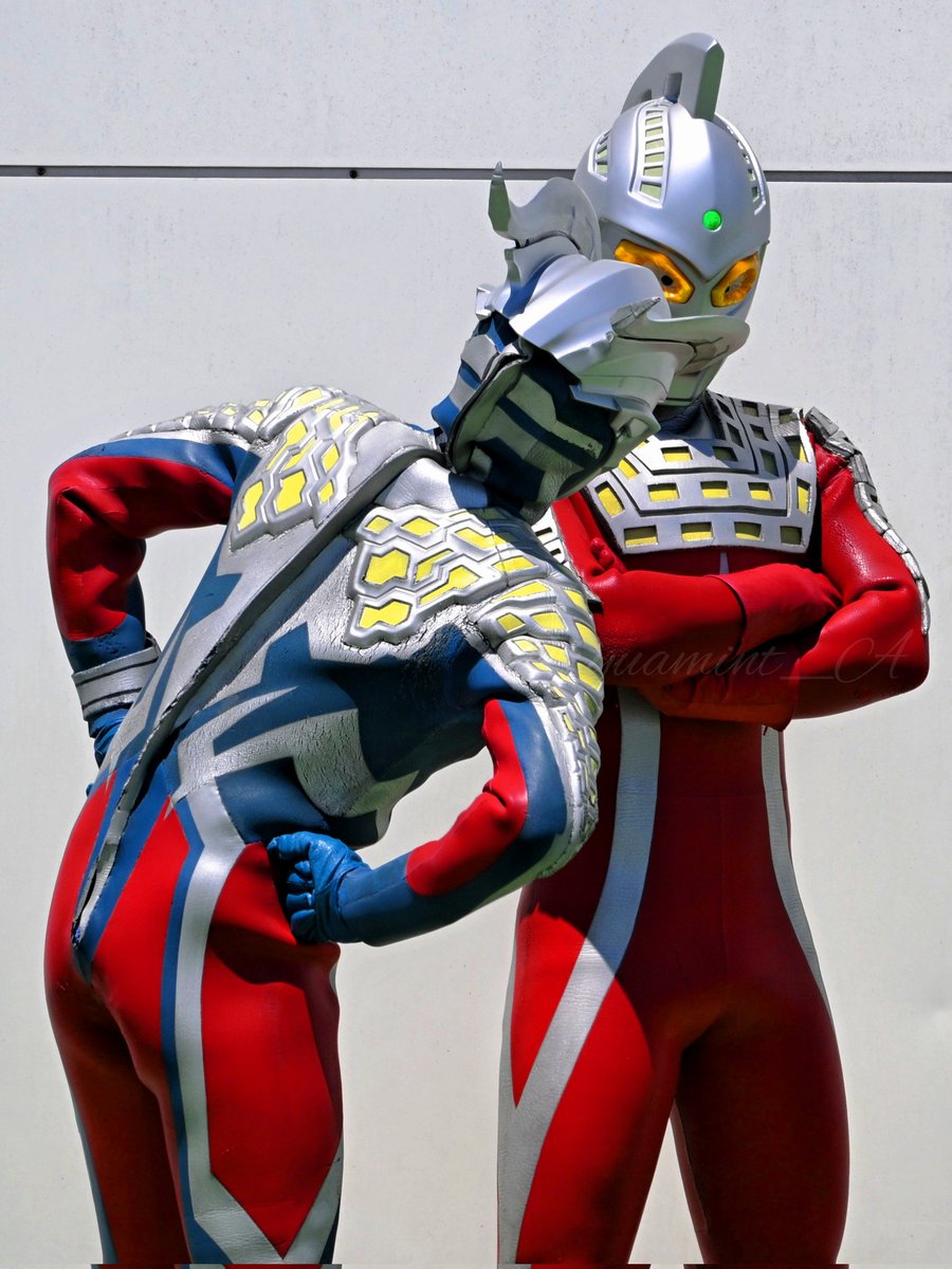 ryuamint_A's tweet photo. こちら、GWの最強親子
#ウルトラセブン 
#ウルトラマンゼロ https://t.co/kS4y9IANPs
