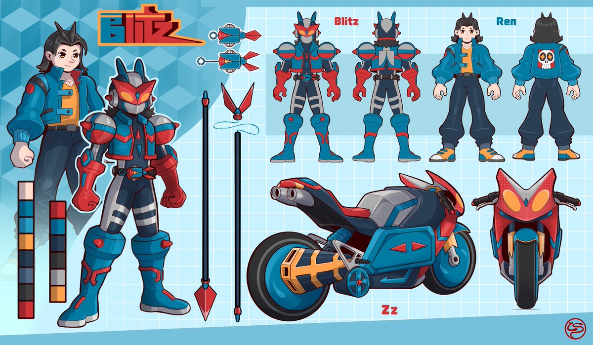 COP-S BLUE S Cardbot Metal BLUE・RED 　赤坂BLITZ　Version PERSONZ CIELO 5 GIGANTREX MUSCLEHYDE REDBLITZ ミュージック